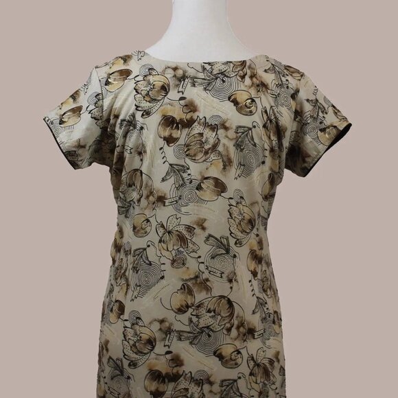 White Floral Print Kurta, Tranquil Threads | Muvvas Boutique - Picture 8 of 9